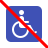 Pas d'accès handicapés