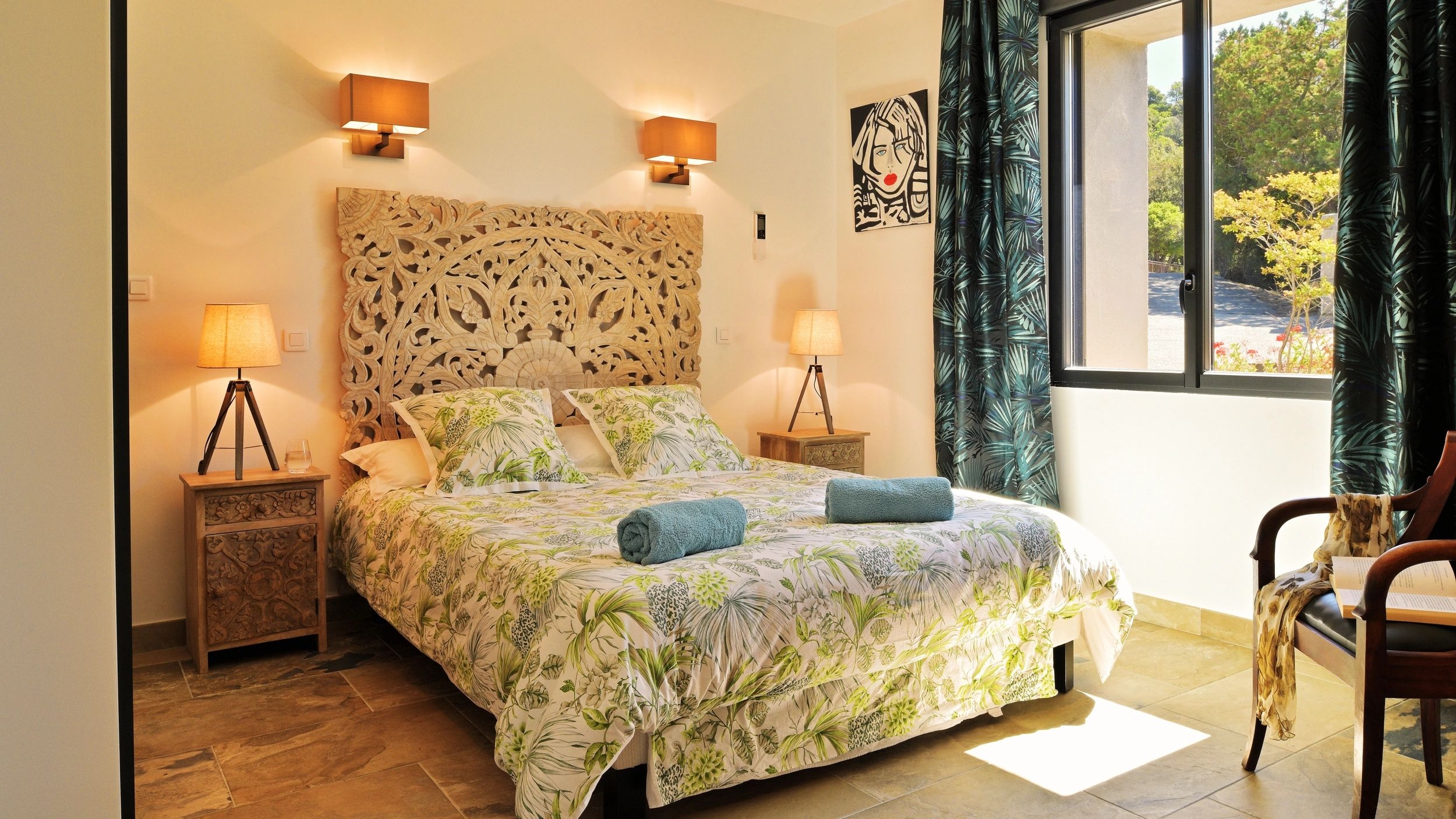 Location de villa moderne et indpendante, chambre spacieuse en Corse-du-Sud