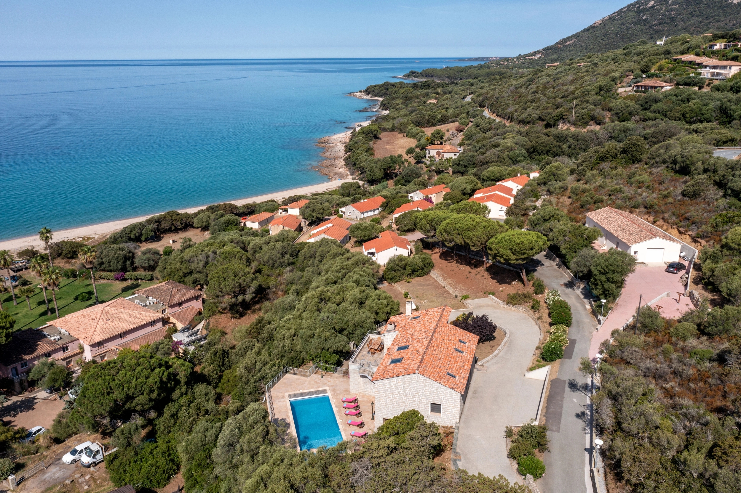 Résidence de vacance en bord de mer à Propriano